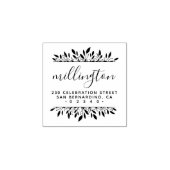 Erstellen Sie Ihre eigene Rücksendeadresse für den Gummistempel (Prägung)