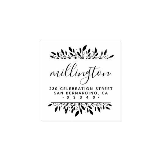 Erstellen Sie Ihre eigene Rücksendeadresse für den Gummistempel (Prägung)