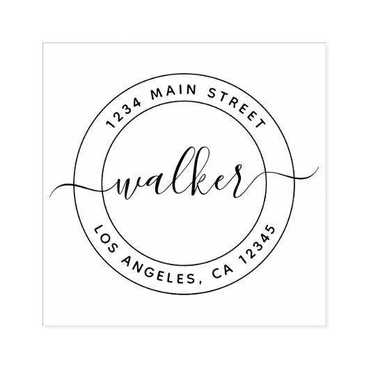 Erstellen Sie Ihre eigene Rücksendeadresse-Gummi-B Gummistempel (Prägung)