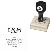 Erstellen Sie Ihre eigene Rücksendeadresse Gummistempel (Stempel)