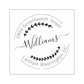 Erstellen Sie Ihre eigene Rücksendeadresse Moderne Gummistempel (Prägung)