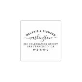 Erstellen Sie Ihre eigene Rücksendeadresse rechtec Gummistempel (Prägung)