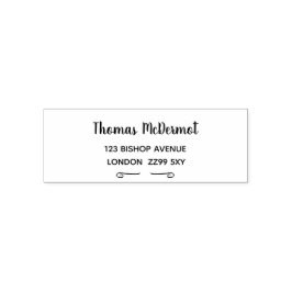 Erstellen Sie Ihre eigene Rücksendeadresse Rubber  Permastempel