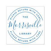 Erstellen Sie Ihre eigene Runde aus der Bibliothek Permastempel (Design)