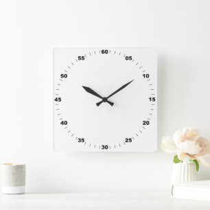 Erstellen Sie Ihre eigene runde weiße Wanduhr mit