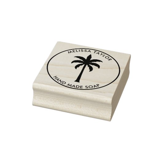 Erstellen Sie Ihre eigene Rundpalme Gummistempel (Stempel)