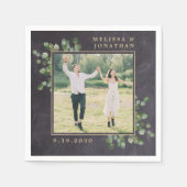 Erstellen Sie Ihre eigene rustikale Eukalyptus-Hoc Serviette (Vorderseite)