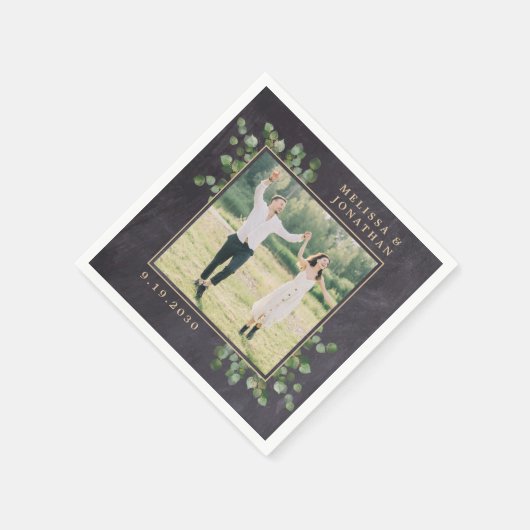 Erstellen Sie Ihre eigene rustikale Eukalyptus-Hoc Serviette (Ecke)