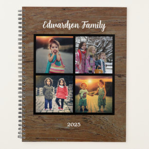 Erstellen Sie Ihre eigene rustikale Familienfoto-C Planer