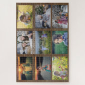 Erstellen Sie Ihre eigene rustikale Familienkollek Puzzle (Vertikal)