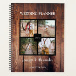 Erstellen Sie Ihre eigene rustikale Foto Collage H Planer<br><div class="desc">Erstellen Sie Ihre eigene rustikale Familienkollektion, Foto aus dunklem Holz, Hochzeitsplaner.
Sie können Ihre eigenen Fotos an der Vorderseite hinzufügen, Ihre Namen, Monogramm und Text hinzufügen und einen sehr persönlichen und einzigartigen Hochzeitsplaner erstellen.</div>