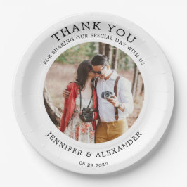 Erstellen Sie Ihre eigene rustikale Foto Hochzeit Pappteller