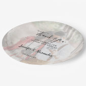 Erstellen Sie Ihre eigene rustikale Foto Hochzeit Pappteller (Schrägansicht)