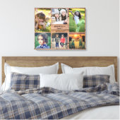 Erstellen Sie Ihre eigene rustikale Holz Familie F Leinwanddruck (Insitu (Schlafzimmer))