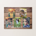 Erstellen Sie Ihre eigene rustikale Holzfamilie Fo Puzzle<br><div class="desc">Machen Sie sich Ihr schönstes Foto Kollektion Puzzle.
Familienname,  Foto Collage PuzzleSie können es personalisieren und fügen Sie Ihre schönsten Fotos. Großer Spaß !</div>