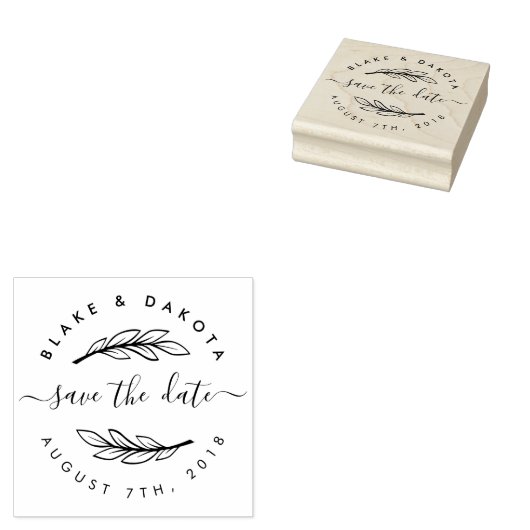 Erstellen Sie Ihre eigene rustikale, maßgeschneide Gummistempel (Stempel)