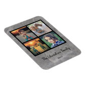 Erstellen Sie Ihre eigene rustikale Steinfamilie F Magnet (Rechte Seite)