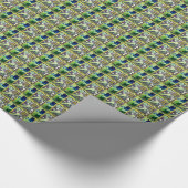 Erstellen Sie Ihre eigene Schaltfläche. Geschenkpapier (Ecke)