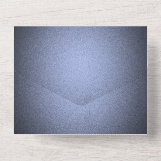 Erstellen Sie Ihre eigene - Schattige Textur - Bla All In One Einladung (Rückseite)