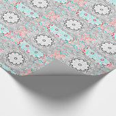 Erstellen Sie Ihre eigene schöne Afrika rosa Geome Geschenkpapier (Ecke)