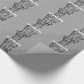 Erstellen Sie Ihre eigene schöne Arbeitszeit Geschenkpapier (Ecke)