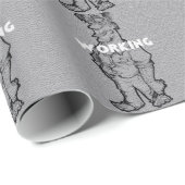 Erstellen Sie Ihre eigene schöne Arbeitszeit Geschenkpapier (Rolleneckpunkt)