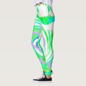 Erstellen Sie Ihre eigene schöne Blumenart l Liebe Leggings (Links)