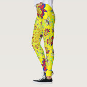 Erstellen Sie Ihre eigene schöne Blumenmuster Klei Leggings (Links)
