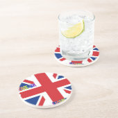 Erstellen Sie Ihre eigene schöne Farbe Großbritann Untersetzer (Seite)