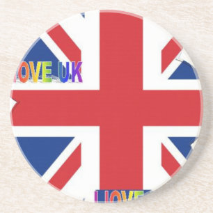 Erstellen Sie Ihre eigene schöne farbenfrohe UK Untersetzer
