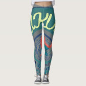 Erstellen Sie Ihre eigene schöne Hakuna Matata sch Leggings (Vorderseite)
