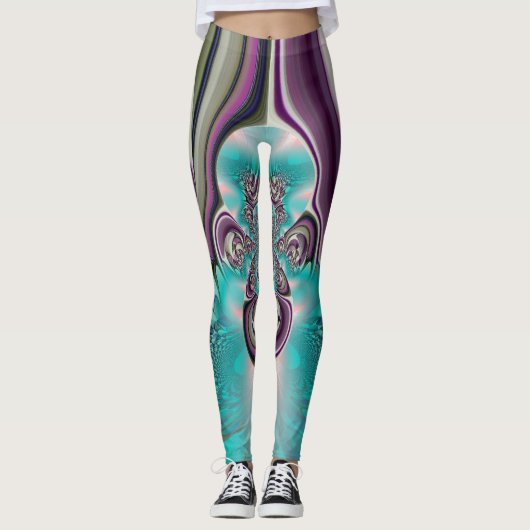 Erstellen Sie Ihre eigene schöne Hochzeitskleidung Leggings (Vorderseite)