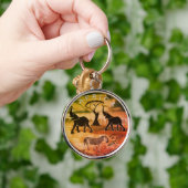 Erstellen Sie Ihre eigene schöne Kenya Wild Animal Schlüsselanhänger (Hand)