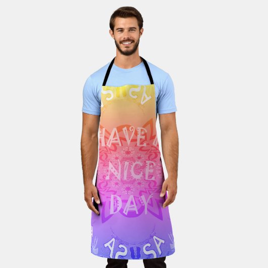 Erstellen Sie Ihre eigene schöne Multimedia-Druckm Schürze (Getragen)