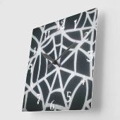 Erstellen Sie Ihre eigene schöne schöne Weiß und S Quadratische Wanduhr (Winkel)