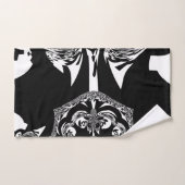 Erstellen Sie Ihre eigene schöne schwarz-weiß edgy Badhandtuch Set (Handtuch)