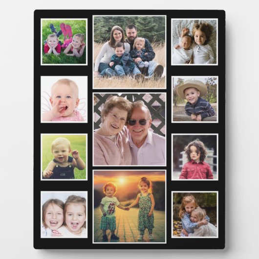 Erstellen Sie Ihre eigene Schwarz-11-Familie-FotoC Fotoplatte (Vorderseite)