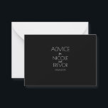 Erstellen Sie Ihre eigene - schwarz Hinweiskarte<br><div class="desc">Schwarz Minimalistisch aus unserer "Black Minimalistisch" Kollektion. Besuchen Sie unseren Shop für mehr Koordination von Hochzeitsvorräten und Veranstaltungen,  Dekor und Vorlieben.</div>