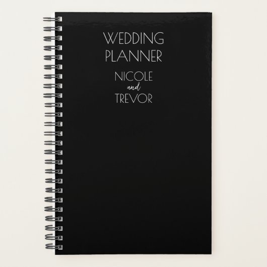 Erstellen Sie Ihre eigene - schwarz Planer (Vorderseite)