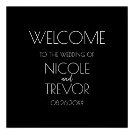 Erstellen Sie Ihre eigene - schwarz Poster