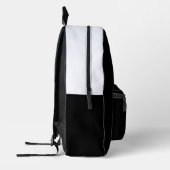 Erstellen Sie Ihre eigene schwarze benutzerdefinie Bedruckter Rucksack (Links)