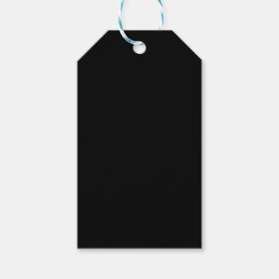 Erstellen Sie Ihre eigene schwarze benutzerdefinie Geschenkanhänger