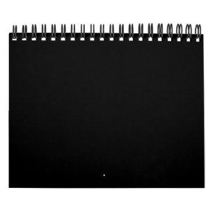 Erstellen Sie Ihre eigene schwarze benutzerdefinie Kalender