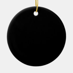 Erstellen Sie Ihre eigene schwarze benutzerdefinie Keramik Ornament