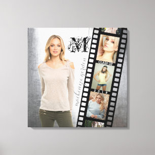 Erstellen Sie Ihre eigene Senior Portrait Collage  Leinwanddruck