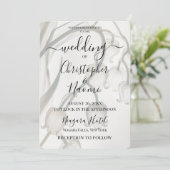 Erstellen Sie Ihre eigene Sepia X-Ray Lily im Tal Einladung (Stehend Vorderseite)