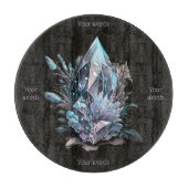 Erstellen Sie Ihre eigene Silver Crystals Glass Al Schneidebrett (Vorderseite)