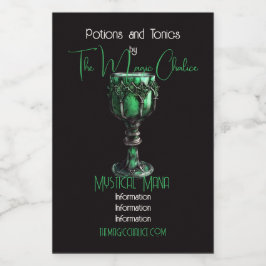 Erstellen Sie Ihre eigene Smaragdgrüne Skihütte Lebensmitteletikett