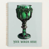 Erstellen Sie Ihre eigene Smaragdgrüne Skihütte Planer (Vorderseite)