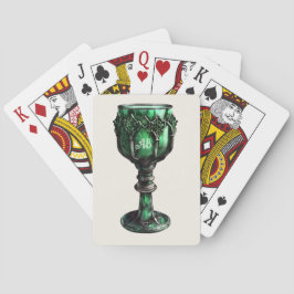 Erstellen Sie Ihre eigene Smaragdgrüne Skihütte Spielkarten